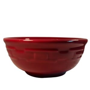 Longaberger Pottery Woven Traditions Paprika 5" All Purpose Bowl